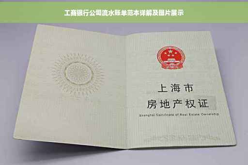工商银行公司流水账单范本详解及图片展示