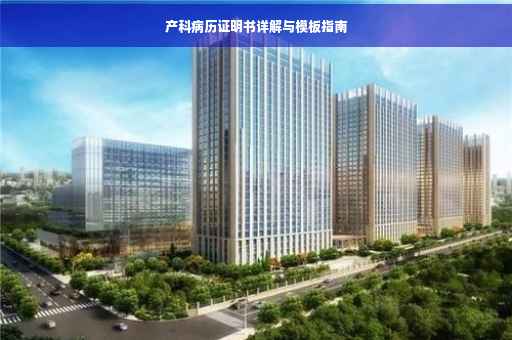 产科病历证明书详解与模板指南