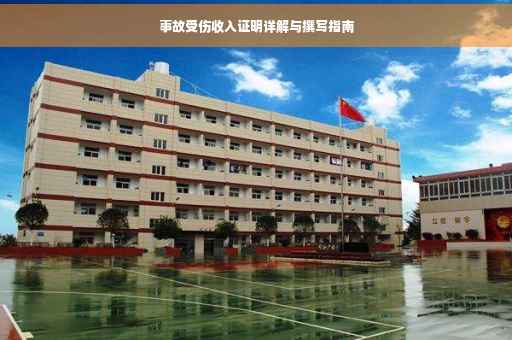 事故受伤收入证明详解与撰写指南