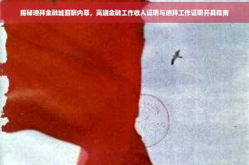 揭秘迪拜金融城薪酬内幕，高端金融工作收入证明与迪拜工作证明开具指南