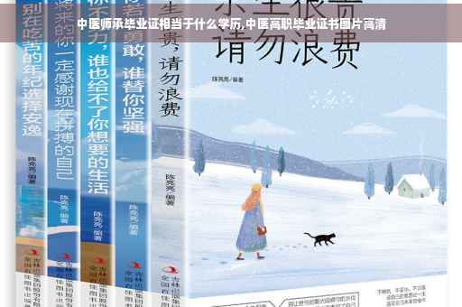 中医师承毕业证相当于什么学历,中医高职毕业证书图片高清