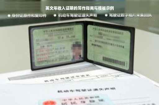 英文年收入证明的写作指南与模板示例