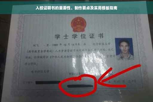 入校证明书的重要性、制作要点及实用模板指南
