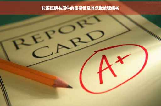 托福证明书原件的重要性及其获取流程解析