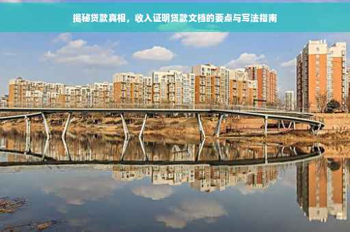 揭秘贷款真相，收入证明贷款文档的要点与写法指南
