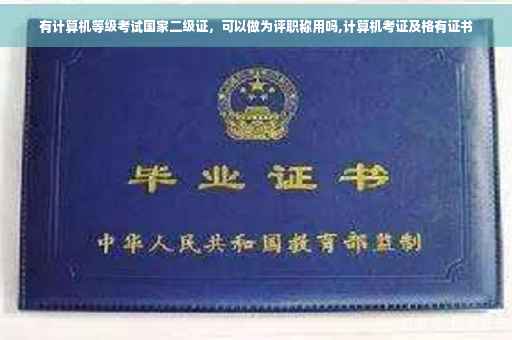 有计算机等级考试国家二级证，可以做为评职称用吗,计算机考证及格有证书