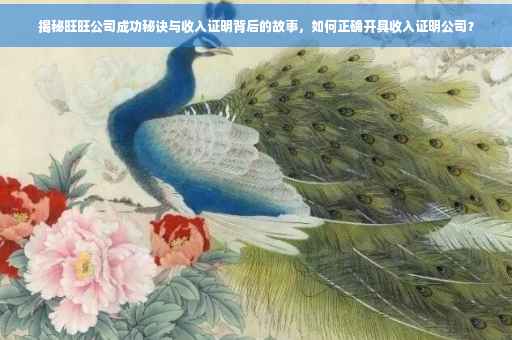 揭秘旺旺公司成功秘诀与收入证明背后的故事，如何正确开具收入证明公司？