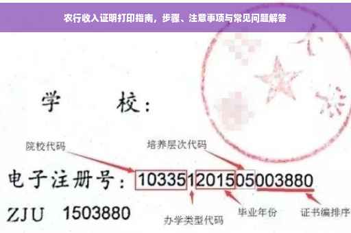 农行收入证明打印指南，步骤、注意事项与常见问题解答