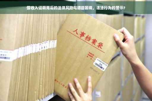 假收入证明背后的法律风险与道德困境，违法行为的警示?