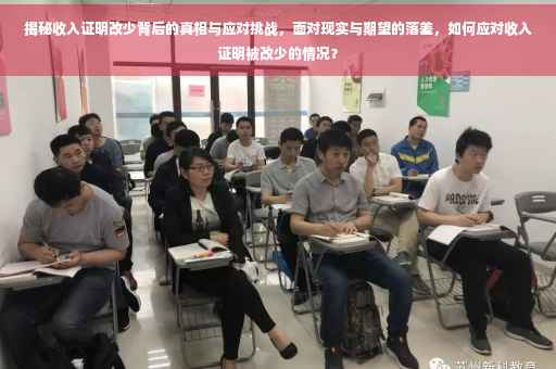 揭秘收入证明改少背后的真相与应对挑战，面对现实与期望的落差，如何应对收入证明被改少的情况？