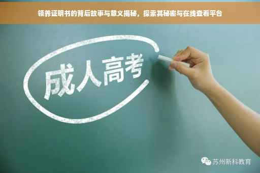 领养证明书的背后故事与意义揭秘，探索其秘密与在线查看平台