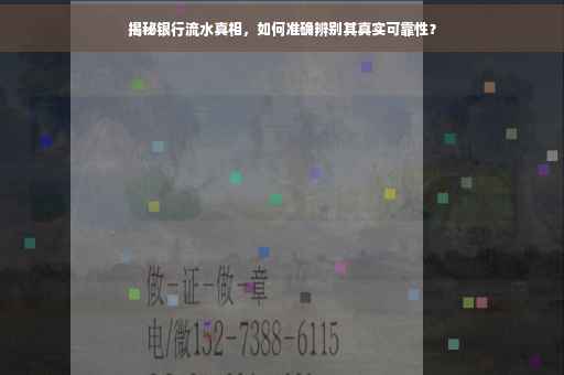揭秘银行流水真相，如何准确辨别其真实可靠性？
