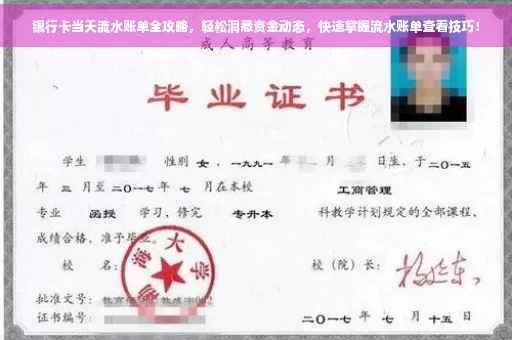 银行卡当天流水账单全攻略，轻松洞悉资金动态，快速掌握流水账单查看技巧！