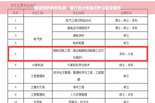 解读你的财务轨迹，银行流水账单历史记录全解析