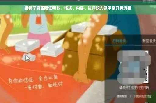 揭秘宁夏医院证明书，格式、内容、法律效力及申请开具流程