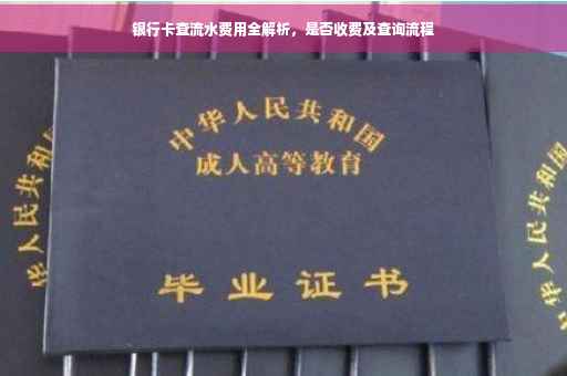 银行卡查流水费用全解析，是否收费及查询流程