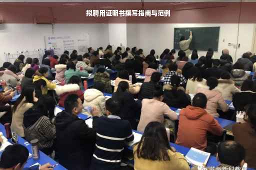 拟聘用证明书撰写指南与范例