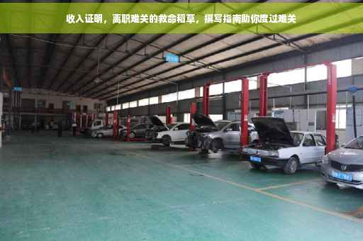 收入证明，离职难关的救命稻草，撰写指南助你度过难关