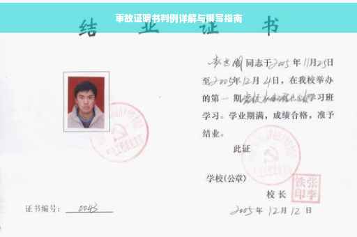 事故证明书判例详解与撰写指南