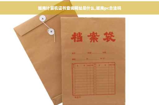 越南计算机证书查询网址是什么,越南pc合法吗
