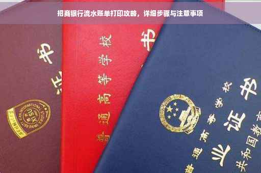 招商银行流水账单打印攻略，详细步骤与注意事项