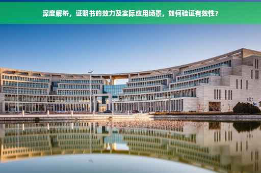 深度解析，证明书的效力及实际应用场景，如何验证有效性？