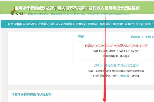 自媒体作者的成长之路，月入过万不是梦，我的收入证明与成长历程揭秘