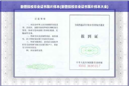 新疆技校毕业证书图片样本(新疆技校毕业证书图片样本大全)