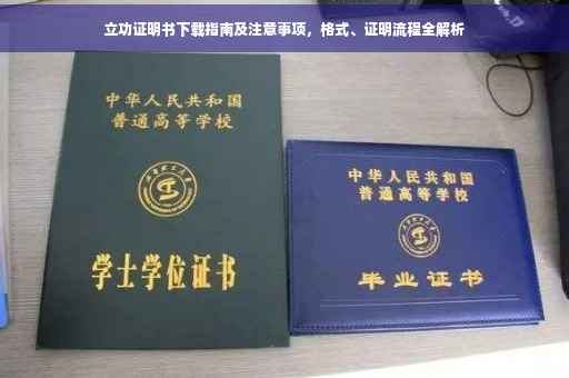立功证明书下载指南及注意事项，格式、证明流程全解析