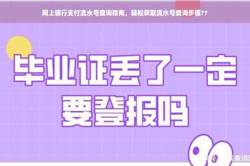 网上银行支付流水号查询指南，轻松获取流水号查询步骤??