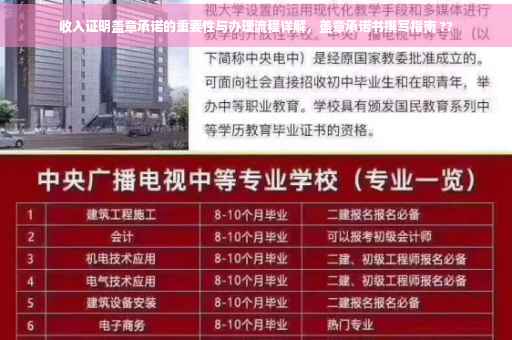 收入证明盖章承诺的重要性与办理流程详解，盖章承诺书撰写指南 ??