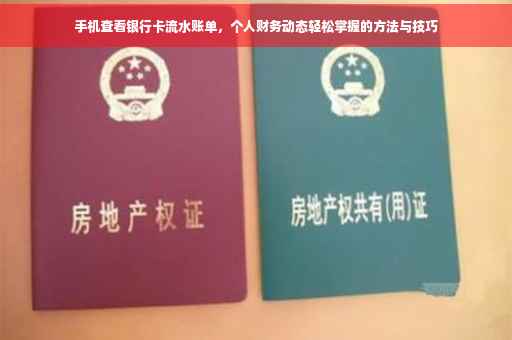 手机查看银行卡流水账单，个人财务动态轻松掌握的方法与技巧