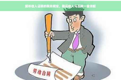 解析收入证明的税务规定，税后收入与五险一金详解