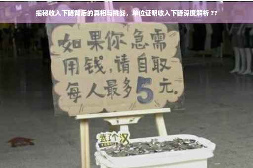 揭秘收入下降背后的真相与挑战，单位证明收入下降深度解析 ??