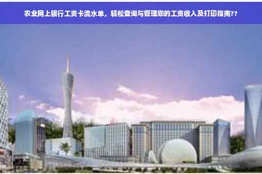 农业网上银行工资卡流水单，轻松查询与管理您的工资收入及打印指南??