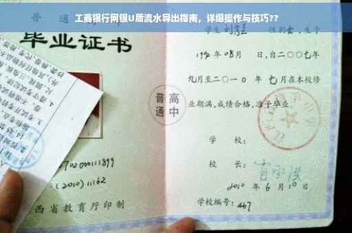 工商银行网银U盾流水导出指南，详细操作与技巧??