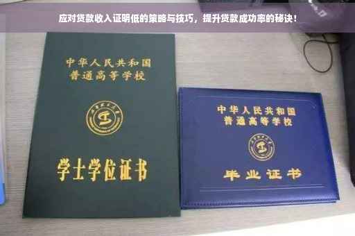 应对贷款收入证明低的策略与技巧，提升贷款成功率的秘诀！