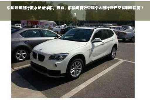 中国建设银行流水记录详解，查看、解读与有效管理个人银行账户交易明细指南 ??