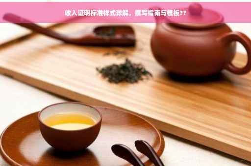 收入证明标准样式详解，撰写指南与模板??