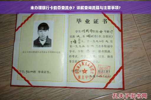 未办理银行卡能否查流水？详解查询流程与注意事项?