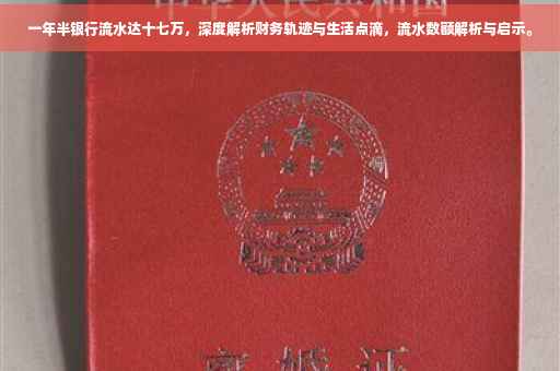 一年半银行流水达十七万，深度解析财务轨迹与生活点滴，流水数额解析与启示。