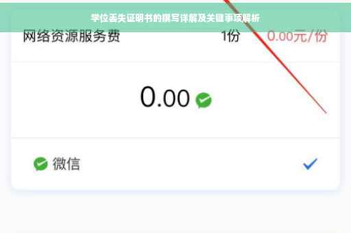 学位丢失证明书的撰写详解及关键事项解析