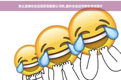 怎么查询毕业证是否是国家认可的,国外毕业证书姓名格式图片