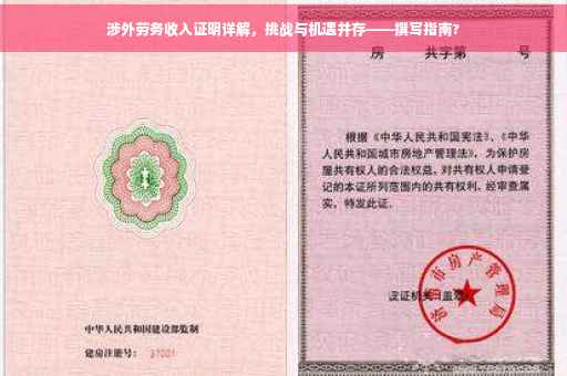 涉外劳务收入证明详解，挑战与机遇并存——撰写指南?