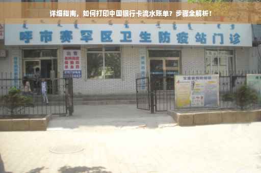 详细指南，如何打印中国银行卡流水账单？步骤全解析！