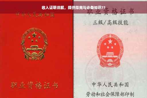 收入证明详解，提供指南与必备知识??