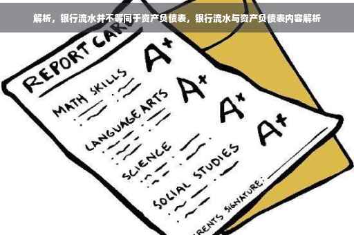 解析，银行流水并不等同于资产负债表，银行流水与资产负债表内容解析