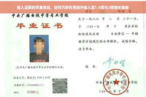 收入证明的双重效应，如何巧妙利用提升收入至1.5倍与2倍增长策略