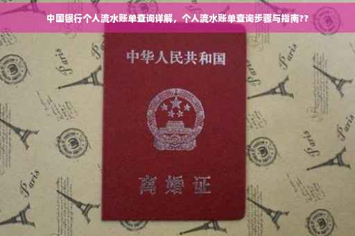 中国银行个人流水账单查询详解，个人流水账单查询步骤与指南??