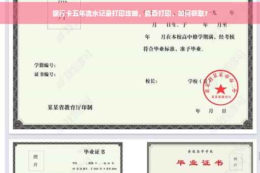 银行卡五年流水记录打印攻略，能否打印、如何获取？